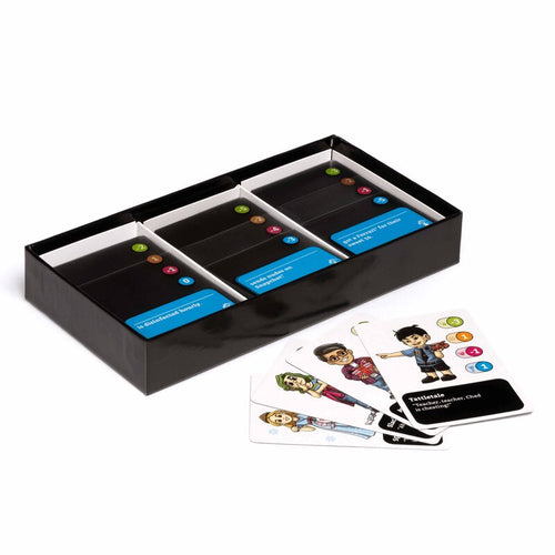 Bad Brood: open box with fanned character cards.