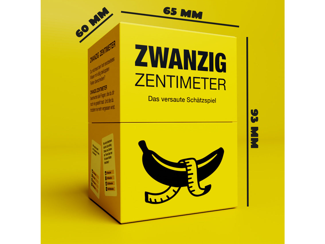 Zwanzig Zentimeter – Das versaute Schätzspiel