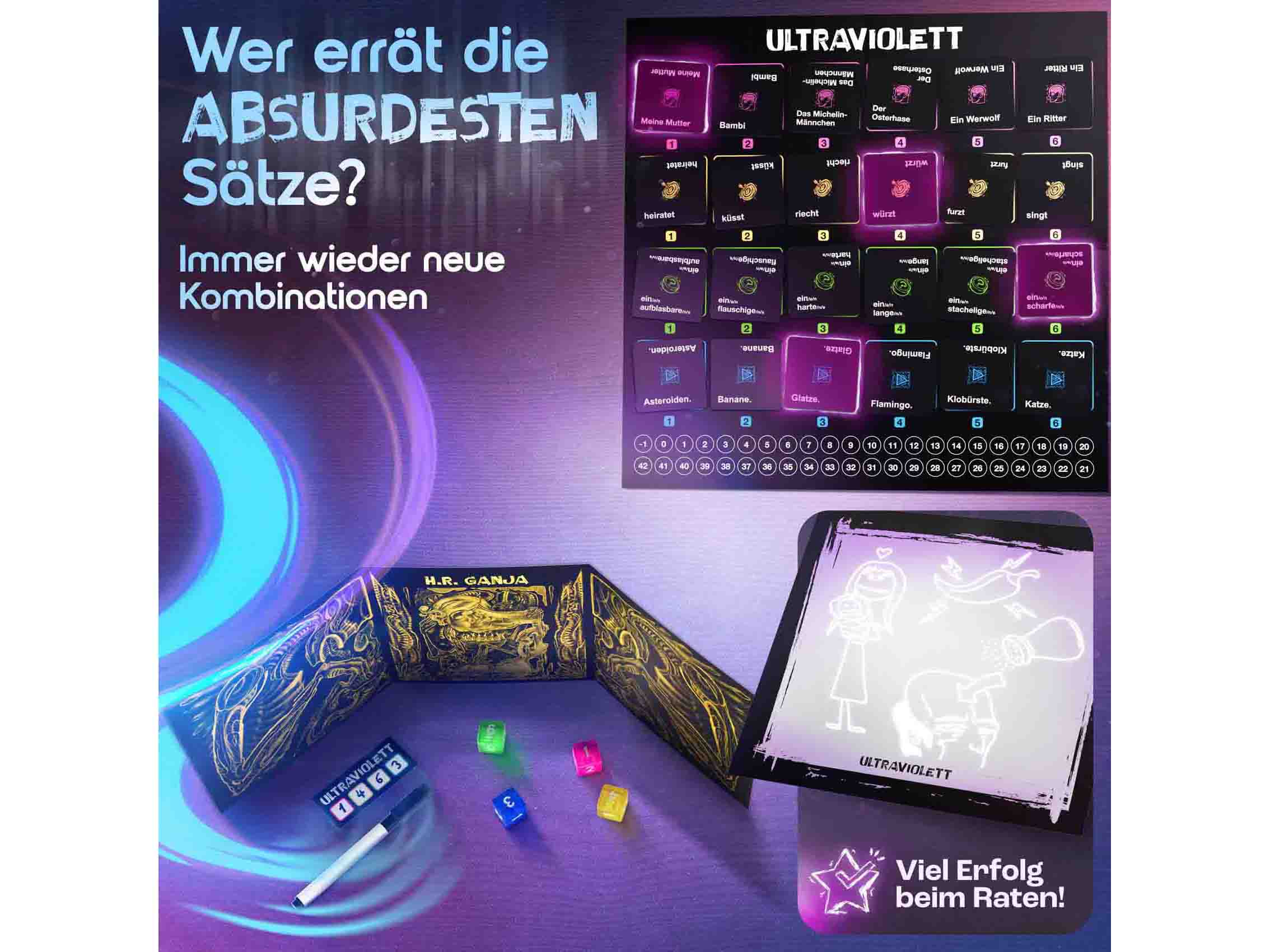 Ultraviolett – Das abgefahrene Zeichenspiel mit unsichtbarer Zaubertinte