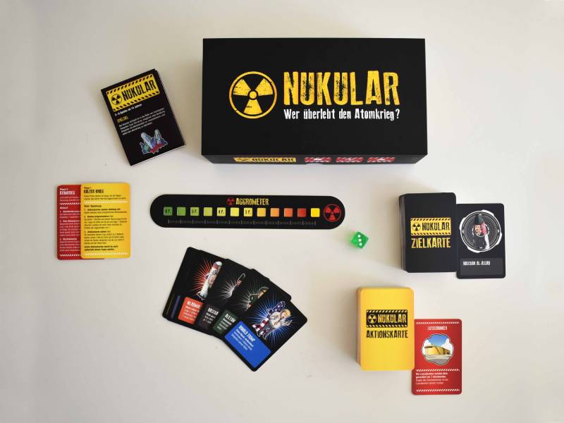 Nukular Partyspiel Produktinhalt