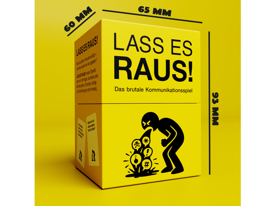 LASS ES RAUS! – Das brutale Kommunikationsspiel